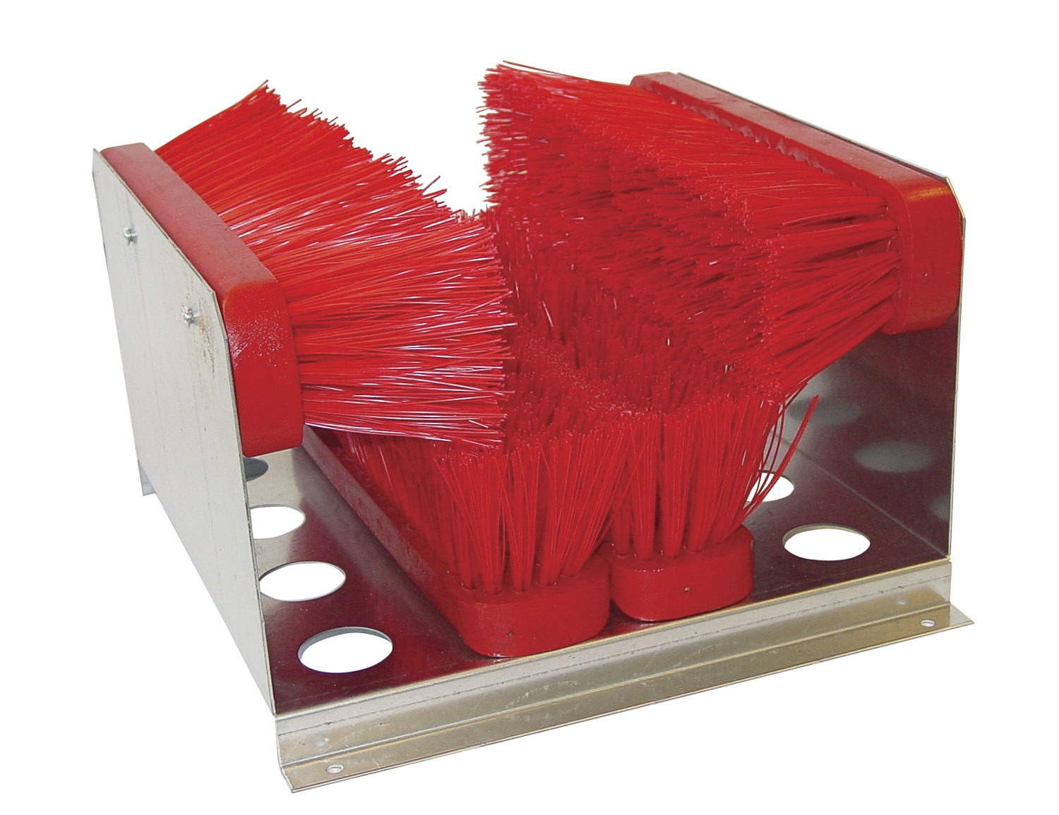 Schoenveger gegalvaniseerd 4 borstel Schoenveger gegalvaniseerd 4 borstel