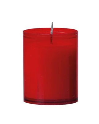 Refill kaarsen rood 60st