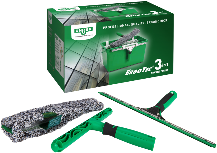 Unger Glasreinigingskit 3 in 1 Unger Glasreinigingskit 3 in 1