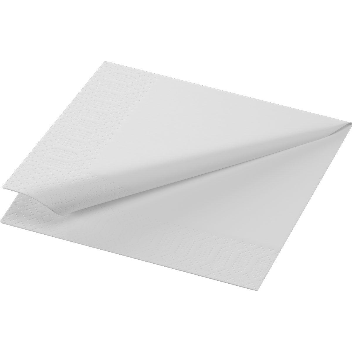Duni Servet 24x24 2lgs 1/4 vouw wit