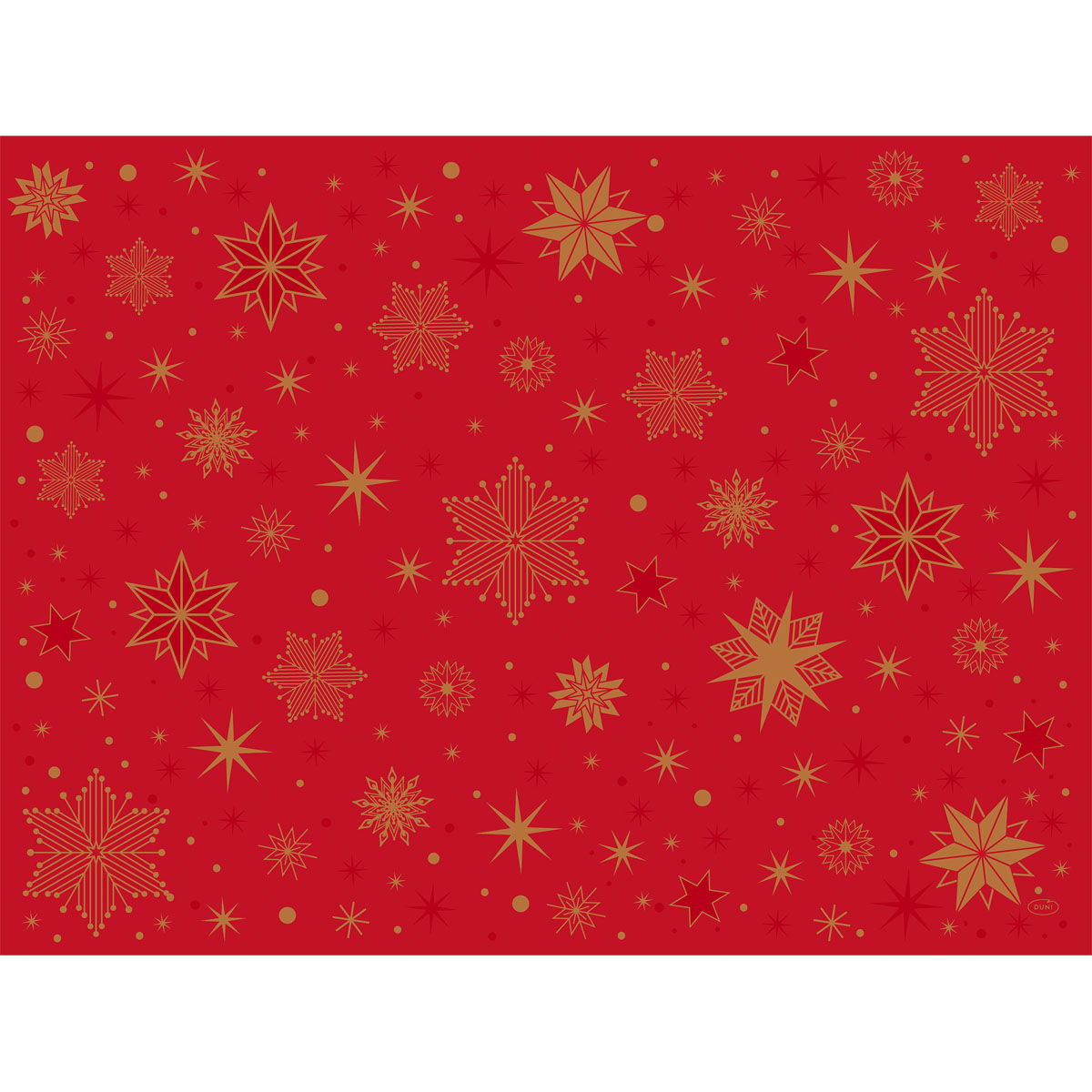 Duni Placemats 30x40 Stargazing Red