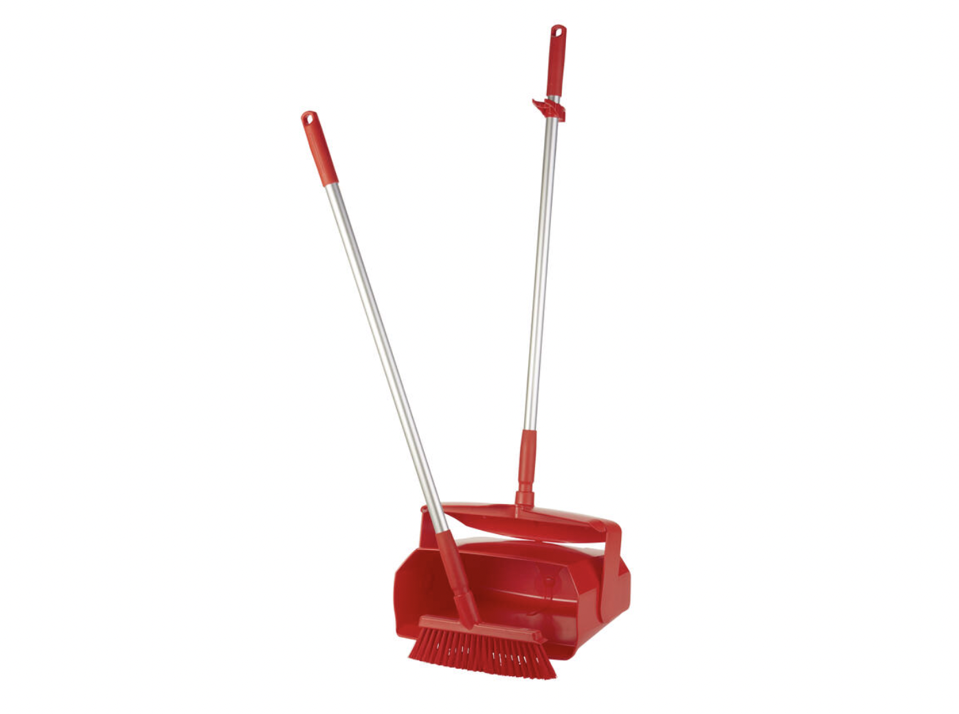 Vikan Hygiene combinatieset stofblik 350mm rood Vikan Hygiene combinatieset stofblik 350mm rood