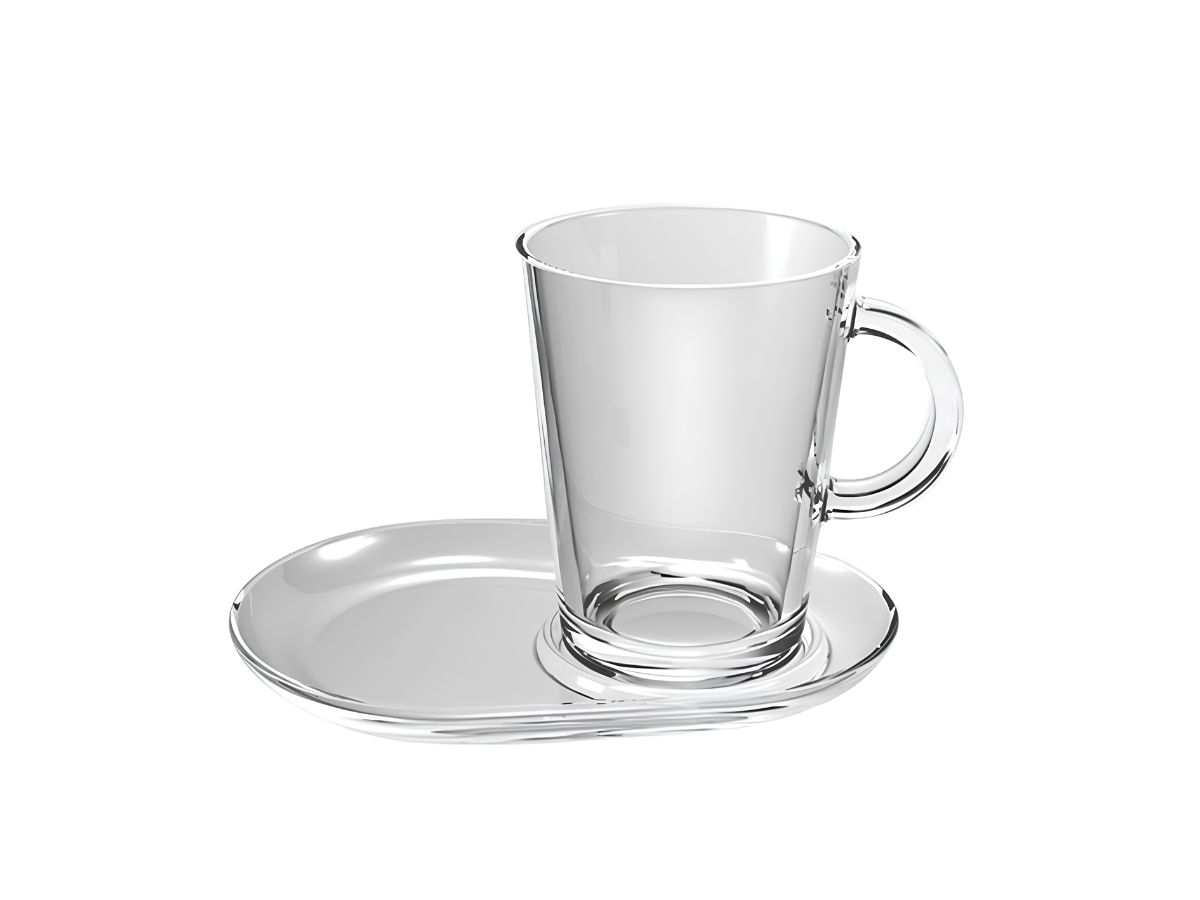 Theeglas en schotel Tribeca 40cl 2st