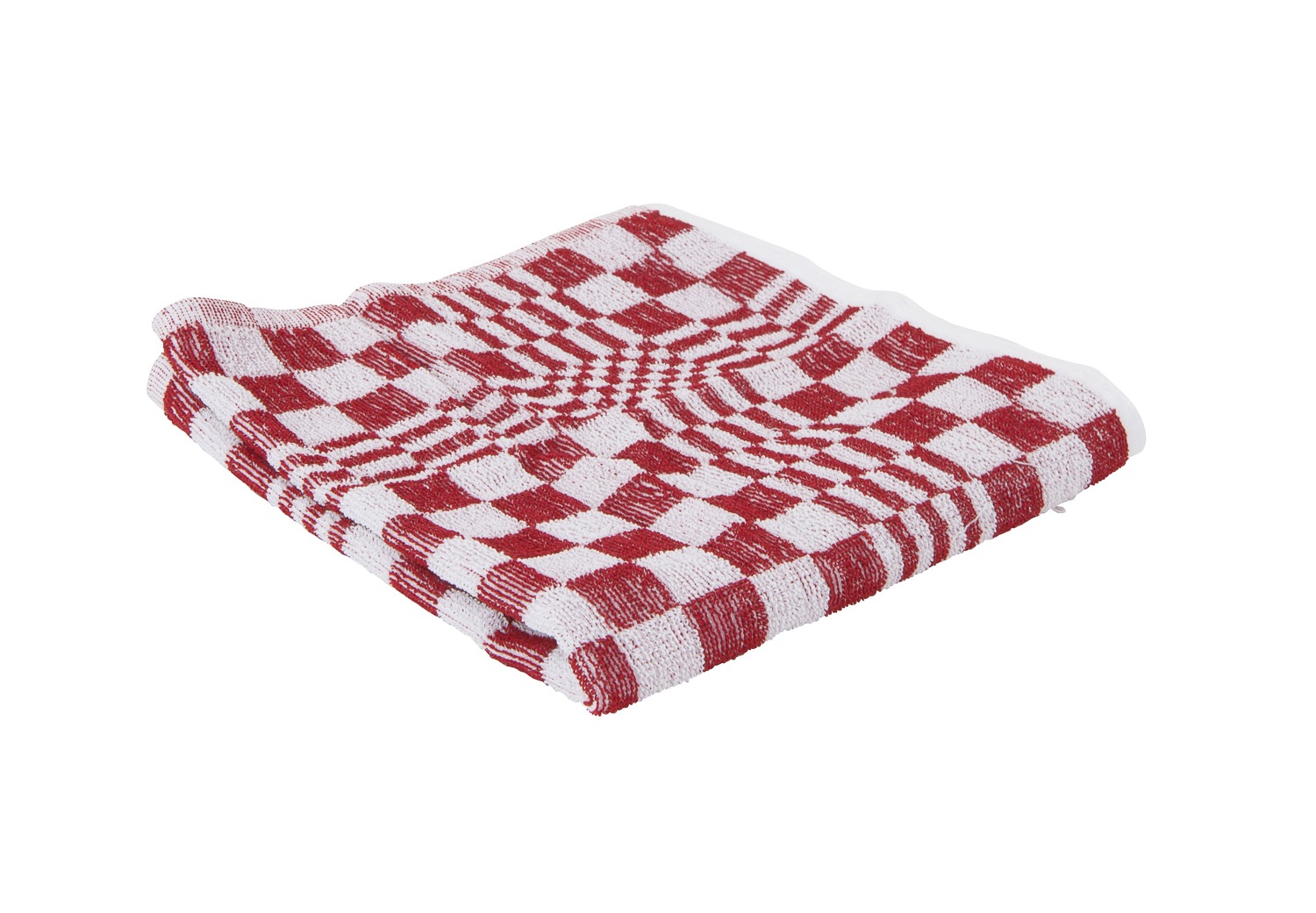 Keukendoek Blok Rood 50x50cm 3 stuks