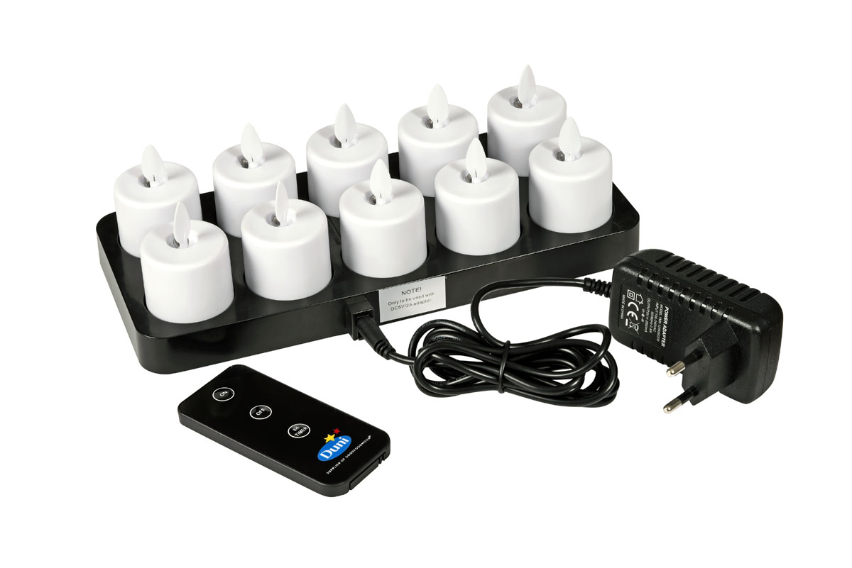 Duni LED Candle 38x36mm Moving Flame 6st