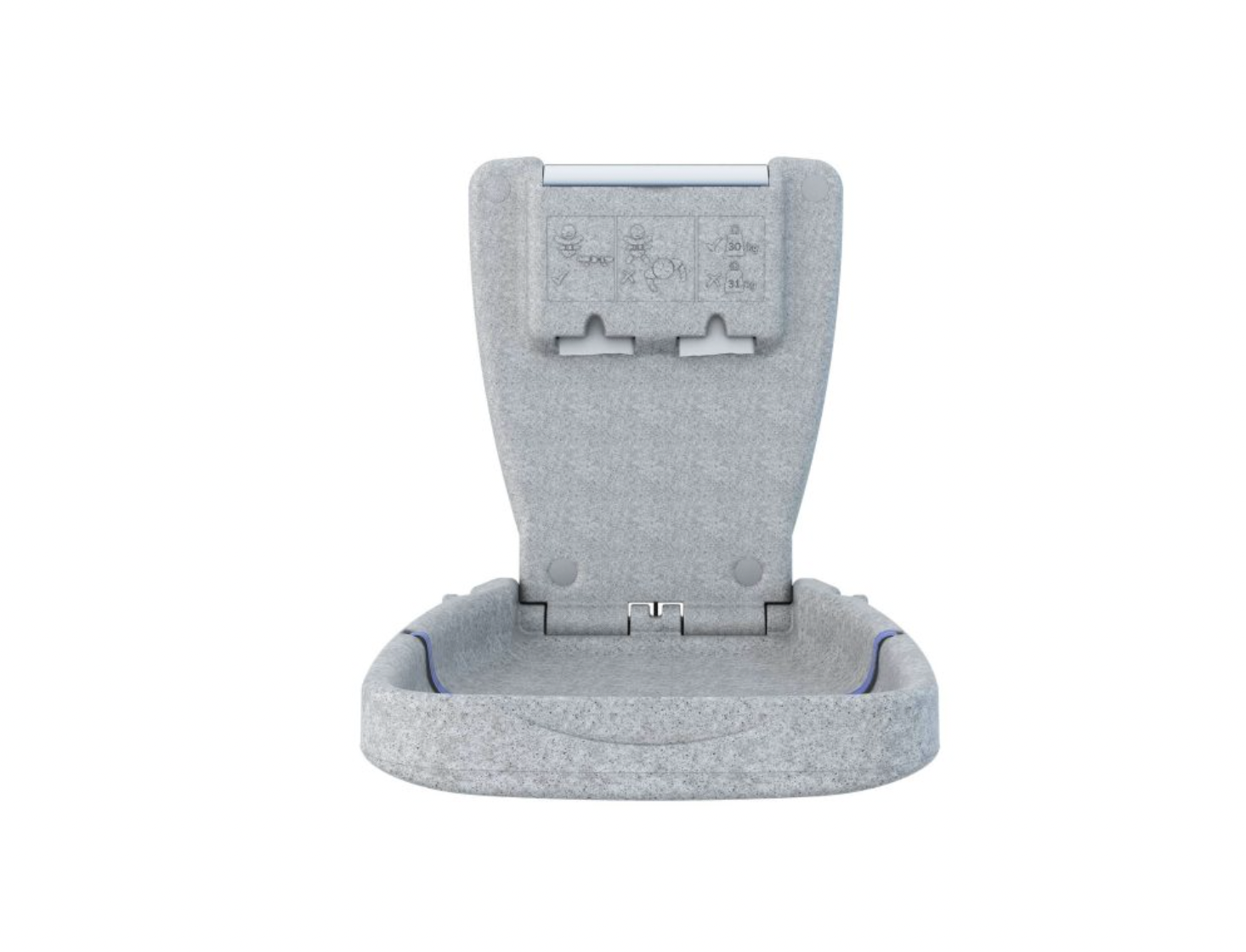 Babyminder Changing Table Vertical Light Granite Babyminder Changing Table Vertical Light Granite