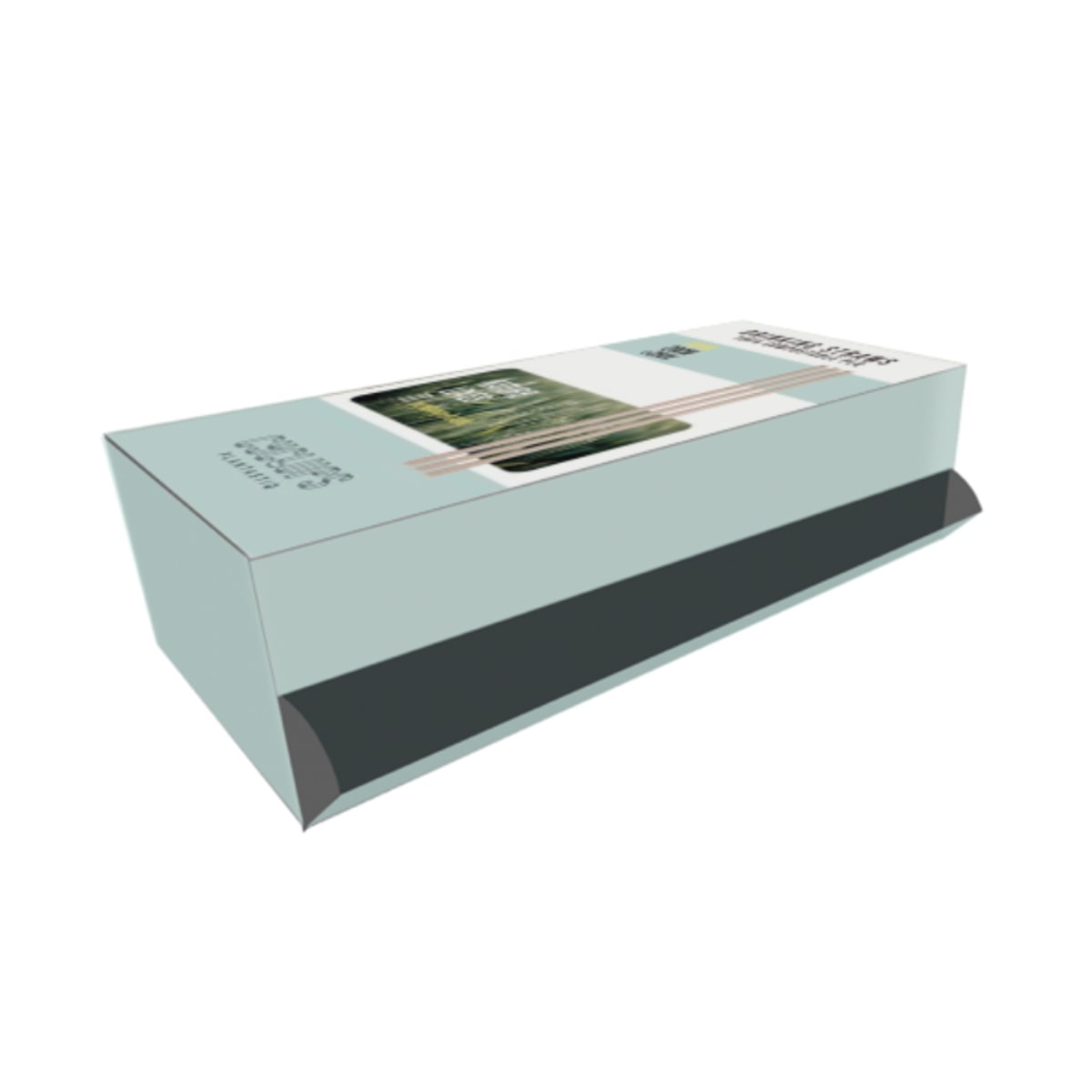 Drinkrietje PLQ Premium Zwart 8x150mm Drinkrietje PLQ Premium Zwart 8x150mm
