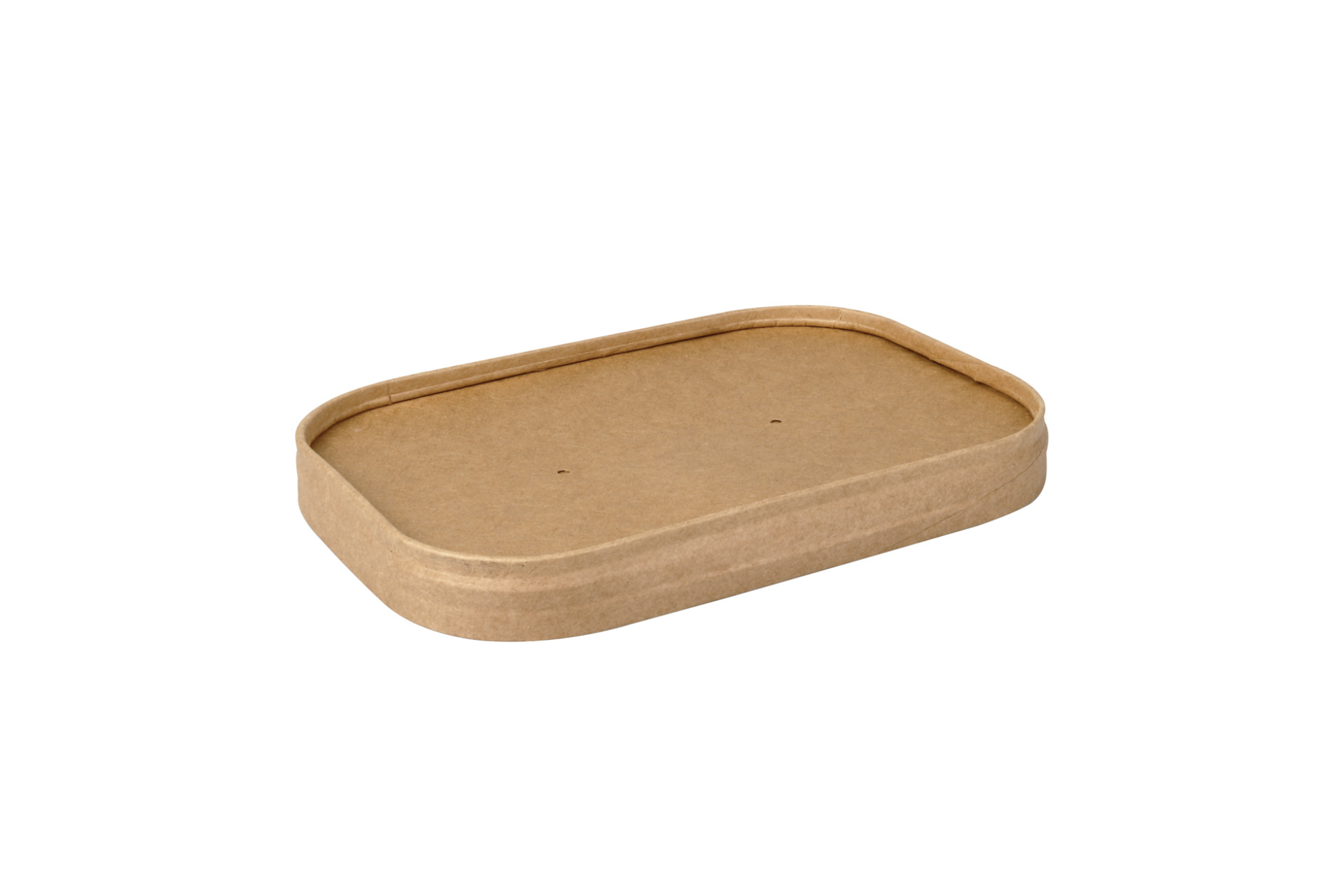 Maaltijdbakdeksels karton 17,3x12,3x2 cm bruin 25st