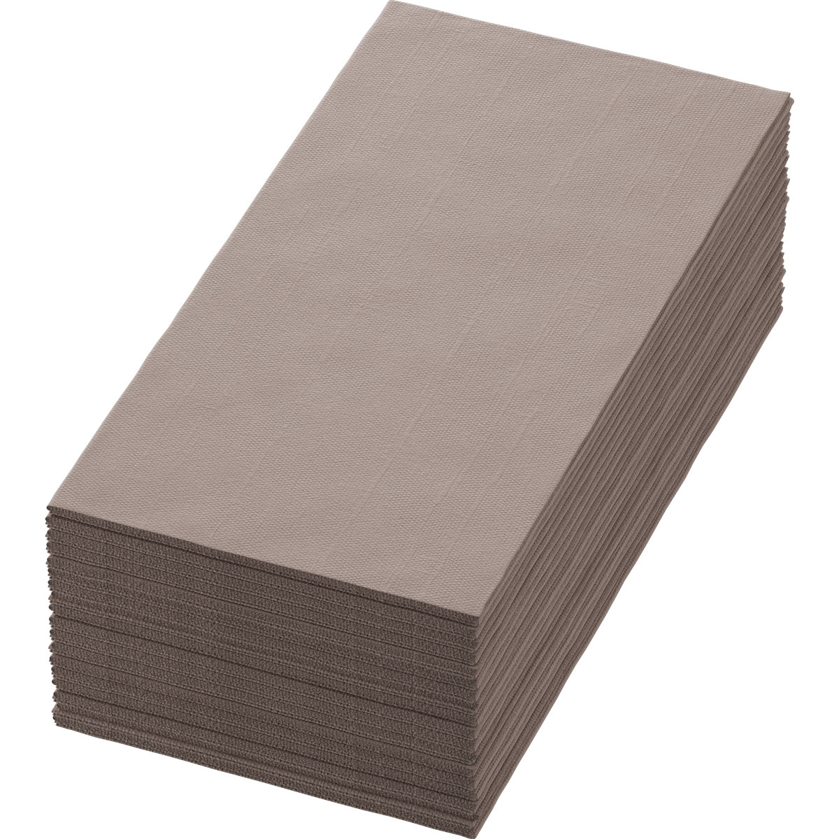Duni Napkin D-Soft 40x40cm 1/8 Greige 60st