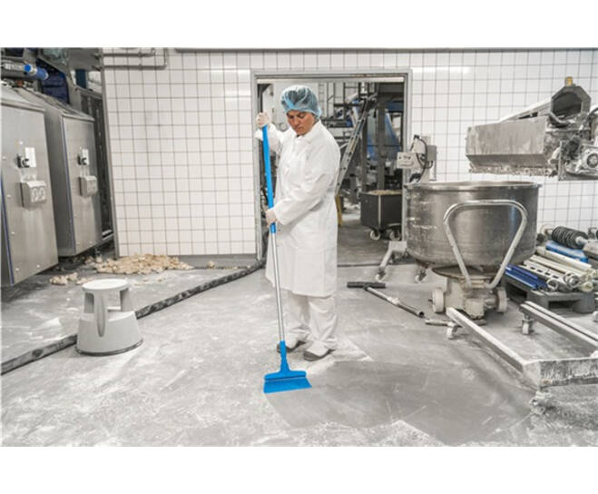 Vikan Hygiene aluminium steel 1500 mm blauw Vikan Hygiene aluminium steel 1500 mm blauw