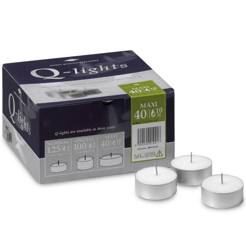 Q-Lights Maxi sfeerlichten wit 40st