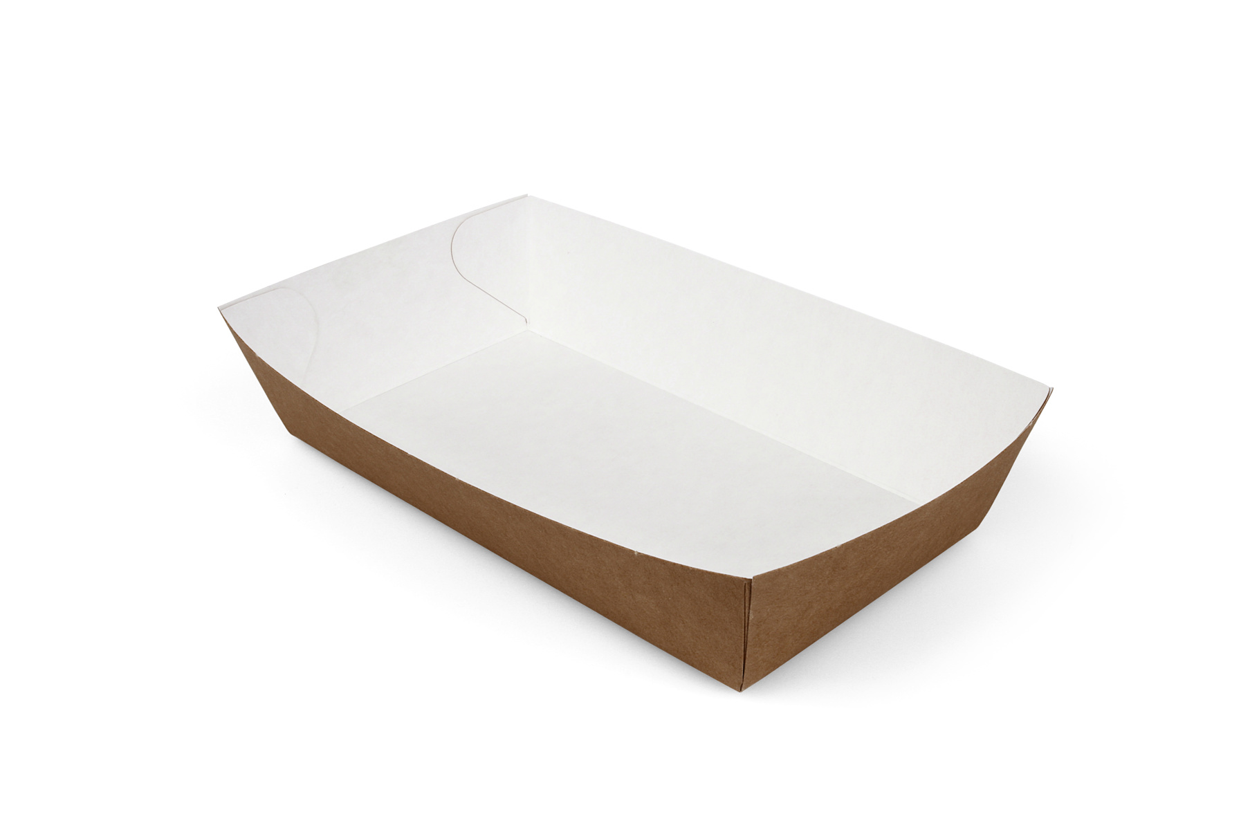 Snackbakjes A14 Bruin/wit 100st