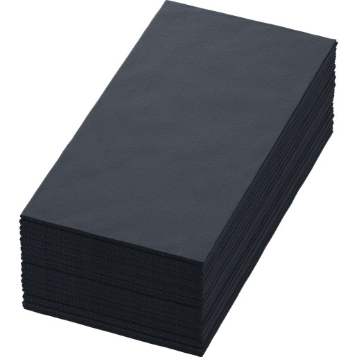 Duni Napkin D-Soft 40x40cm 1/8 black