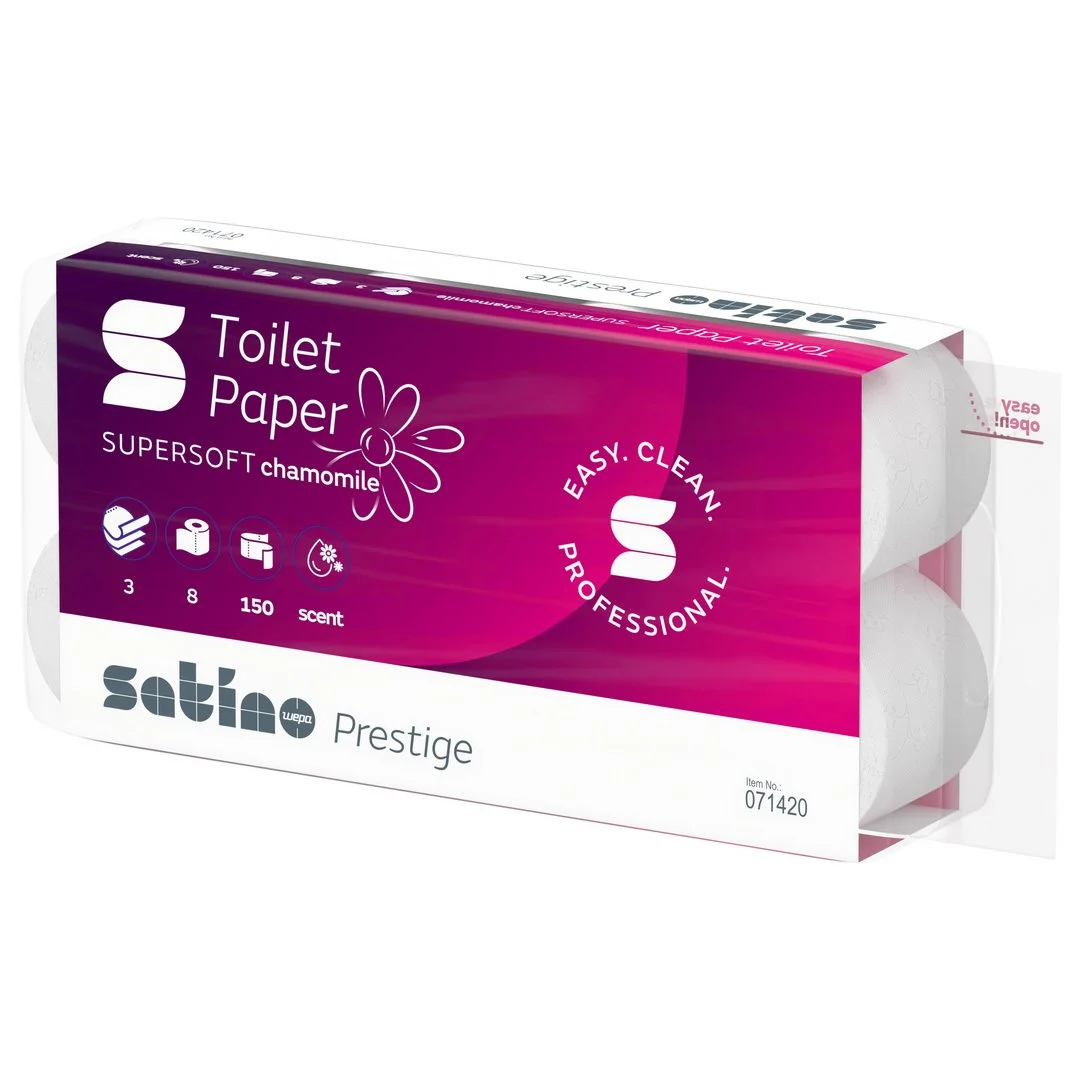 Satino Prestige toiletpapier Kamille 3lgs 8x150vel