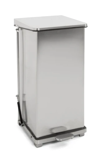 Industriële pedaalemmer 90L Mat RVS