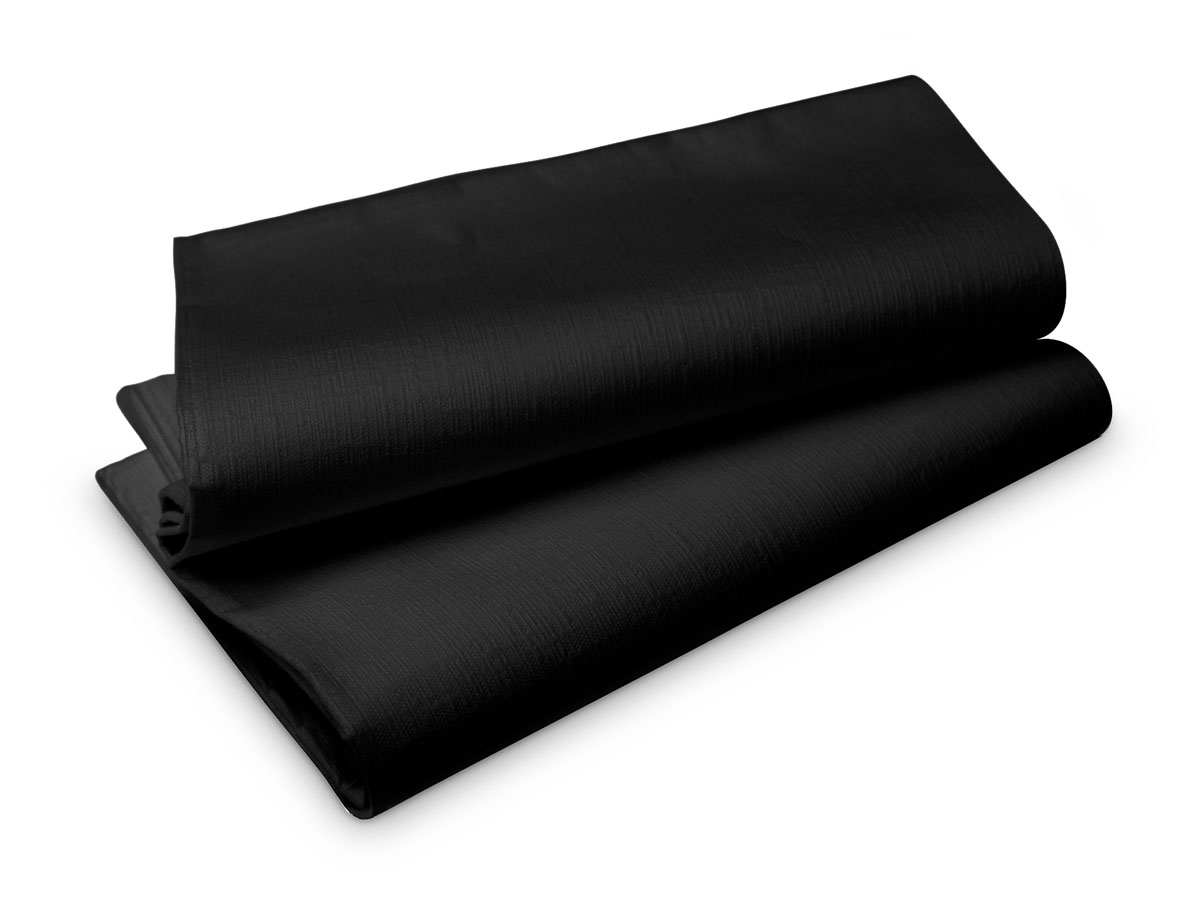 Duni Napperons Evolin 127x127cm Black 50st