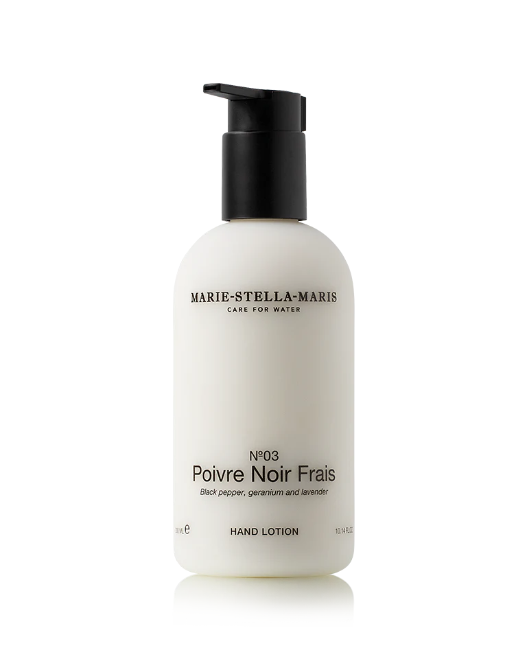 Hand Lotion Poivre Noir Frais 300ml Hand Lotion Poivre Noir Frais 300ml