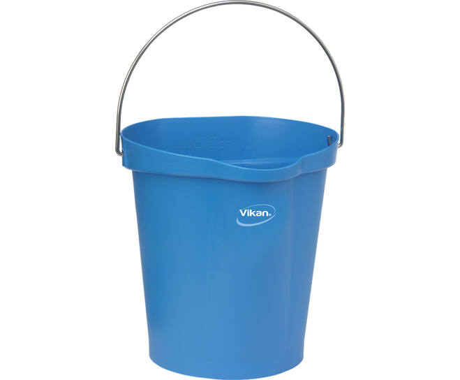 Vikan Hygiene emmer met schenktui blauw 12 ltr