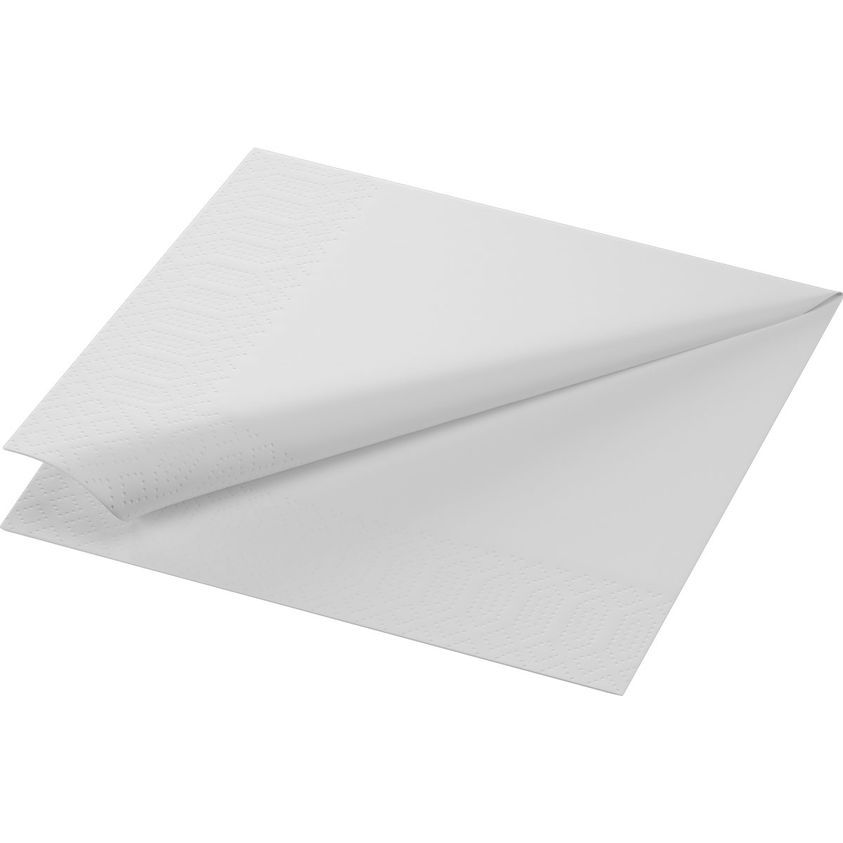 Duni Servet 33x33 2lgs 1/4 vouw wit