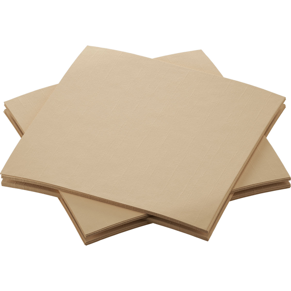 Duni Napkins D-Soft 20x20cm Natural Brown