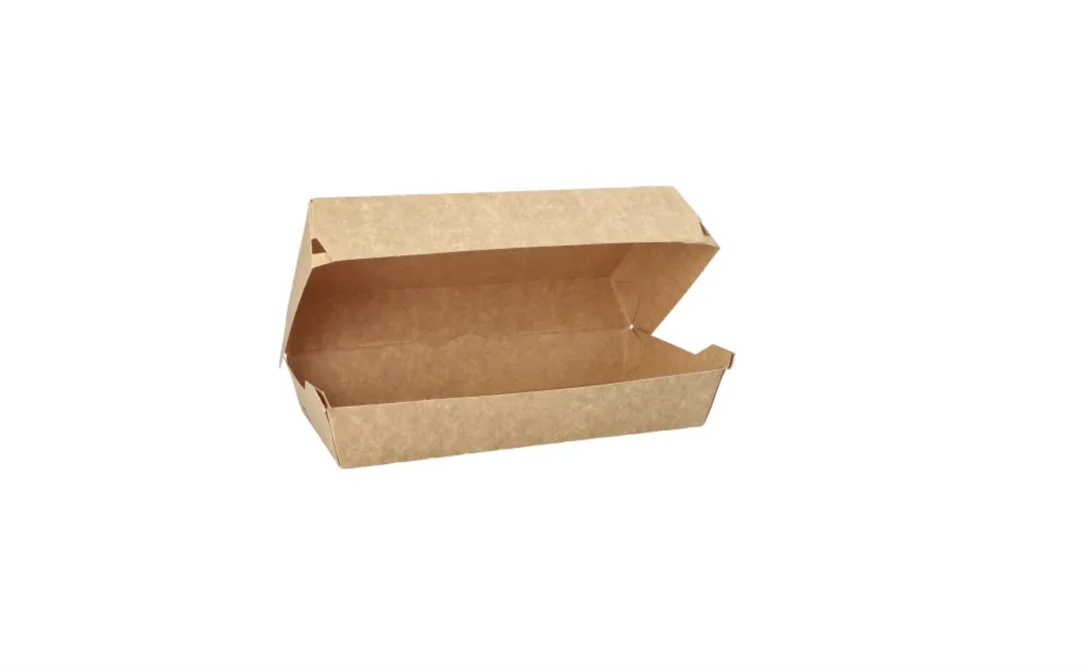 Baguetteboxen, 21x10,7x7,5cm bruin "100% FAIR 25st