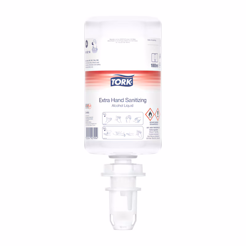 Tork Extra Hand Sanitizing Liquid 6x1000ml