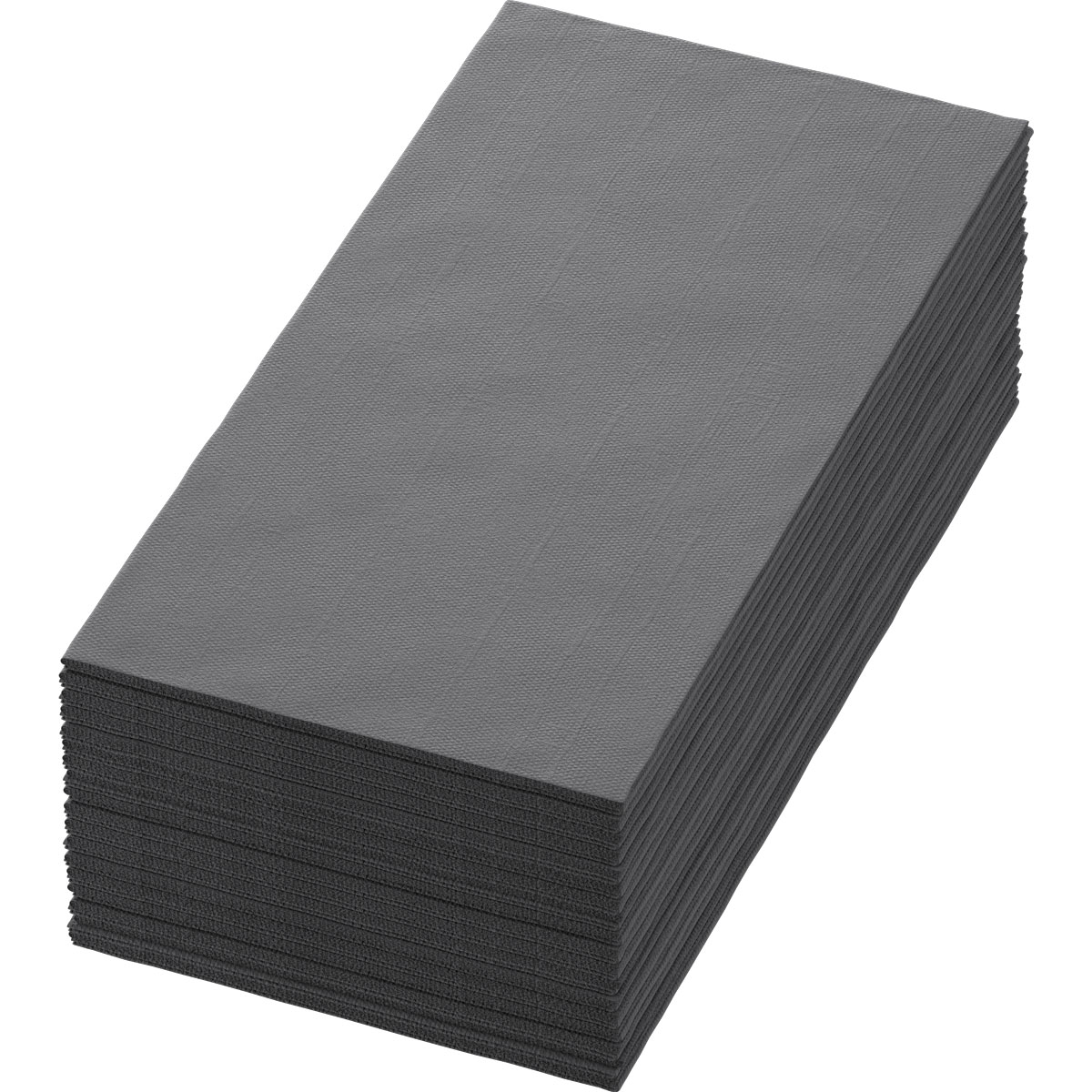 Duni Napkin D-Soft 40x40cm 1/8 Granite Grey 60st